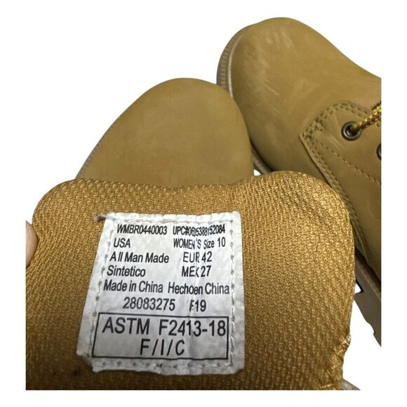 BRAHMA BOOTS STEEL-TOE Work Construction Waterproof WOMENS BOOTS Size 10 US - Picture 6 of 8